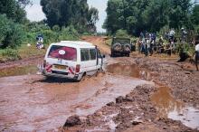 Schlammloch in der Masai Mara